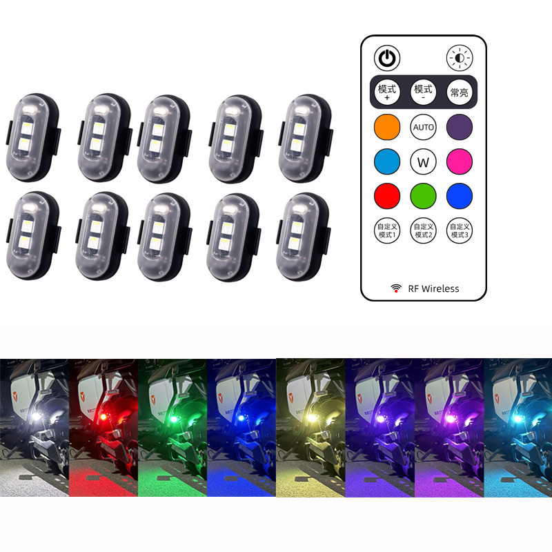 Drone Strobe Light - Luz estroboscópica LED inalámbrica para motocicleta,