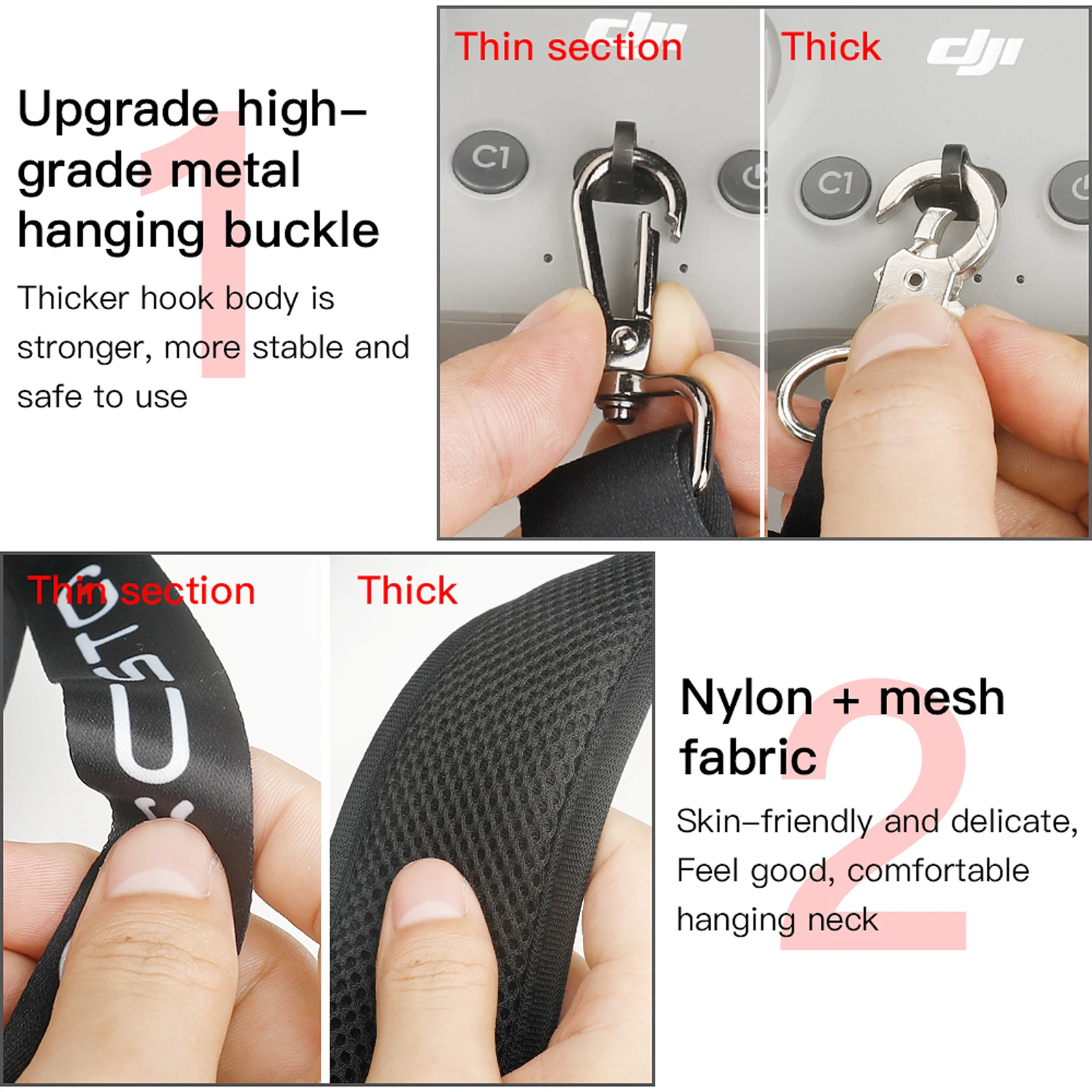 Cordón para Dron DJI Avata, co - Drone Remote Controller Lanyard reseña y precio