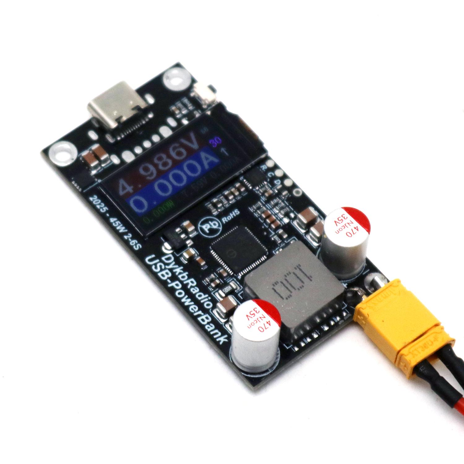 Cargador rápido 2S-6S de 45W,  - Drone Power Bank reseña y precio