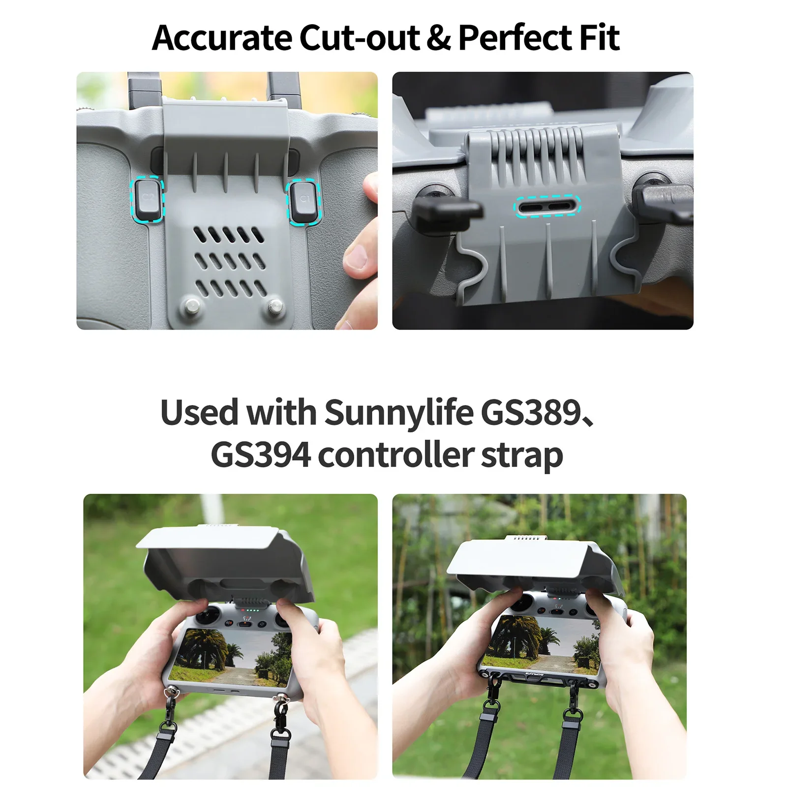 Cubierta protectora de pantall - Drone Controller Hood reseña y precio