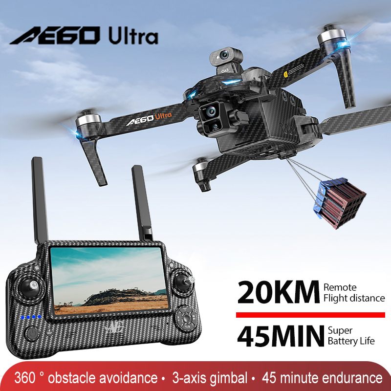 AE60 GPS Drone profesional 8K  - Drone Battery Charger reseña y precio