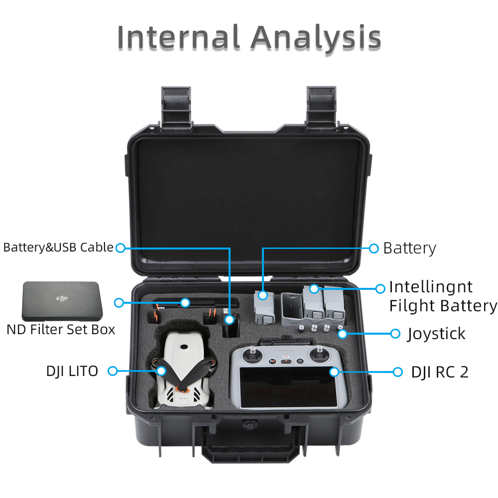 Estuche rígido de almacenamien - Drone Hard Shell Case reseña y precio