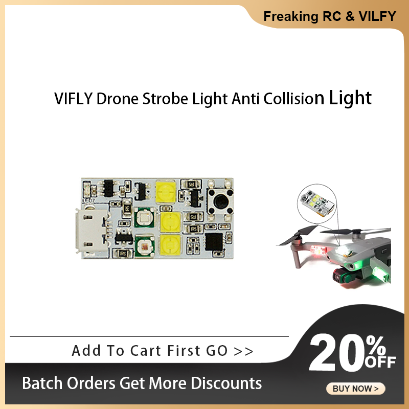 VIFLY Drone luz estroboscópica - Drone Strobe Light reseña y precio