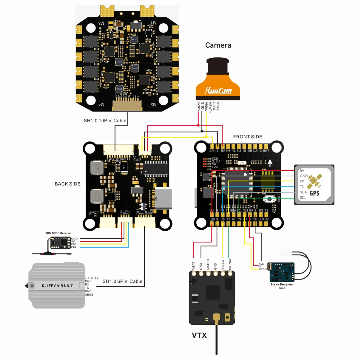 Controlador de vuelo F4 F405 F - Betaflight Fc F7 reseña y precio